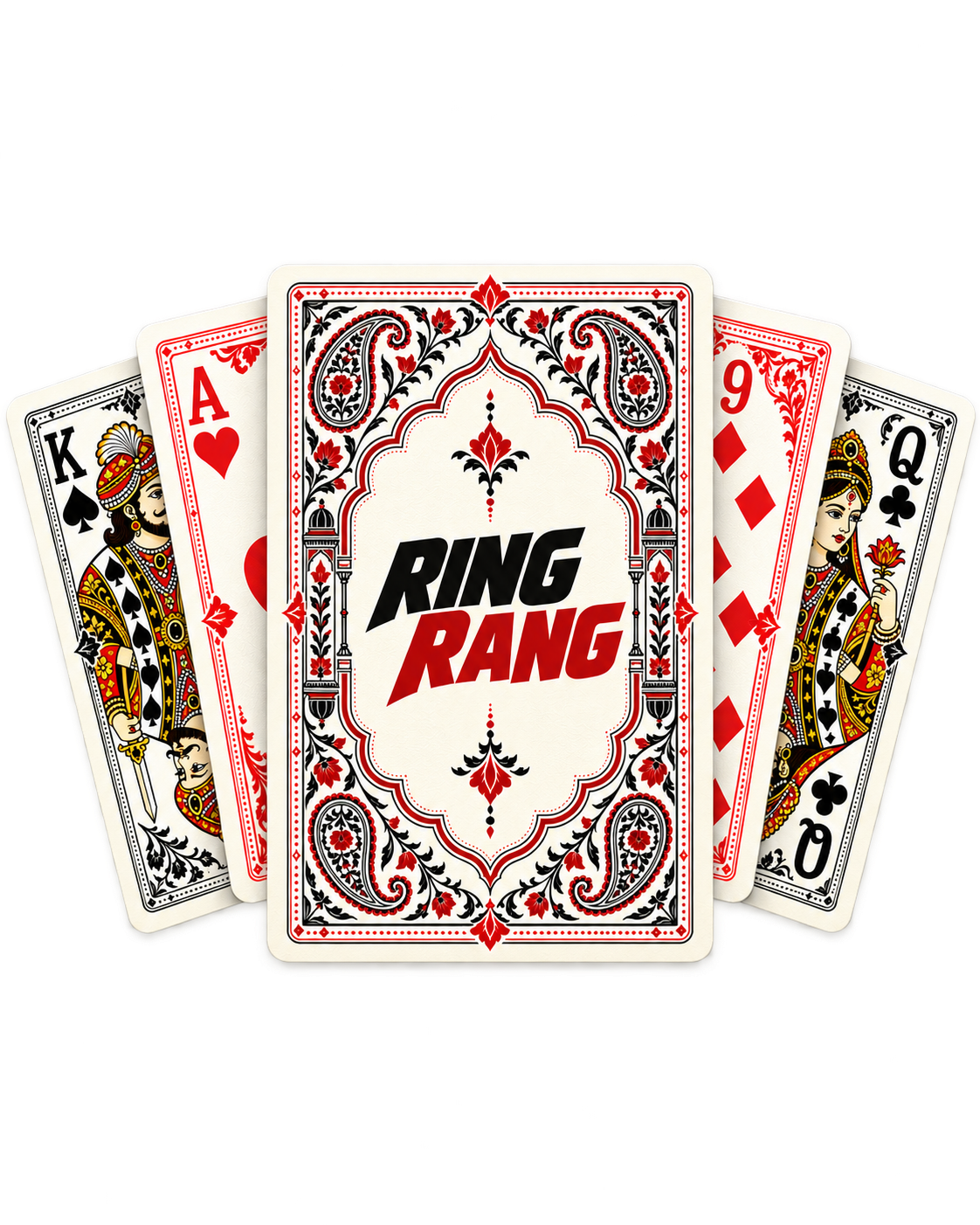 RING RANG – Premium Spielkarten für Rang